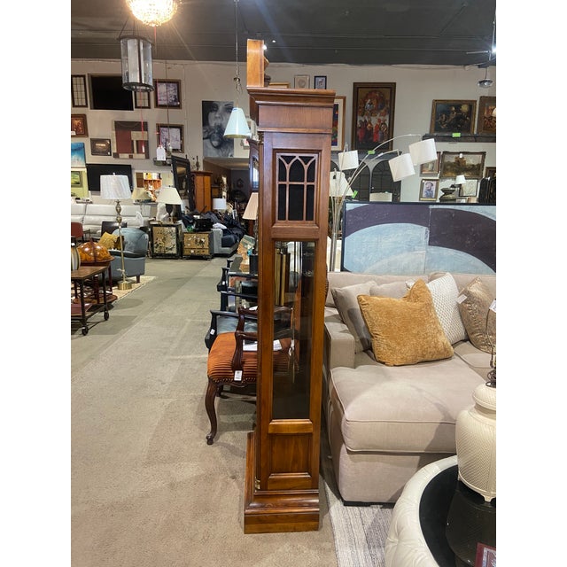 1980s Howard Miller Tempus Fugit Grandfather Clock Chairish