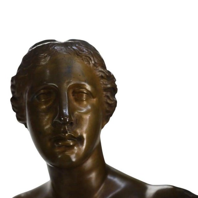 Large 39" Reduction Pierre-Louis Frédéric Sauvage Bronze “Venus De Milo" C1900 For Sale - Image 10 of 15