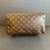 Brown Louis Vuitton Speedy 30 Bag Brown LV Monogram Canvas Soft Top Handle For Sale - Image 8 of 12