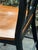 Wood Napoleon Style Distressed Black Painted Barstools - Set of 4 For Sale - Image 7 of 10