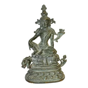 Indra Hindu Tibetan Bronze Buddha King of Gods