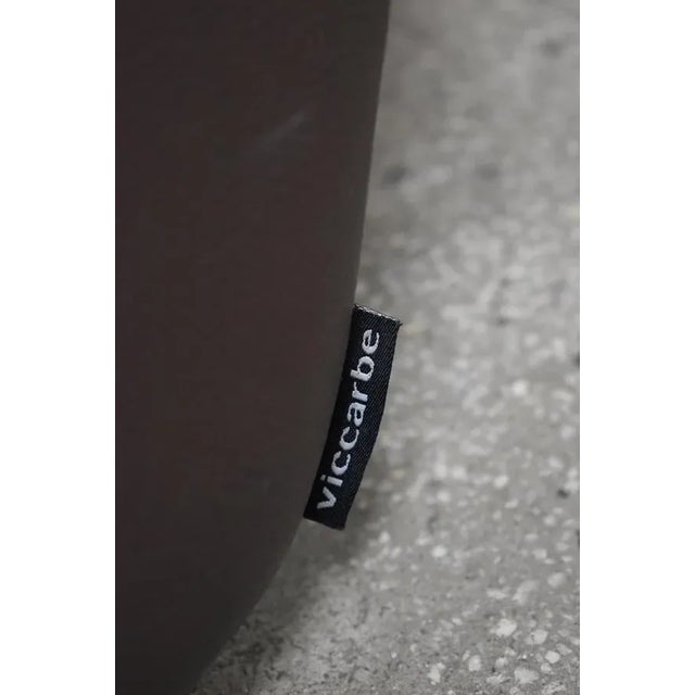 Brown Leather Chaise Longue from Viccarbe, Spain For Sale - Image 6 of 7