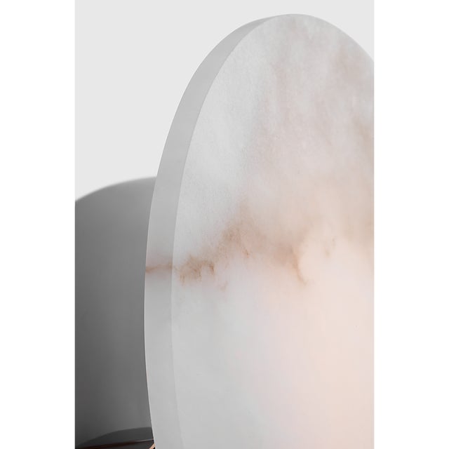 Melange 10" Sconce in Polished Nickel with Alabaster Designer: Kelly Wearstler Finish: Polished Nickel Height: 10" Width:...