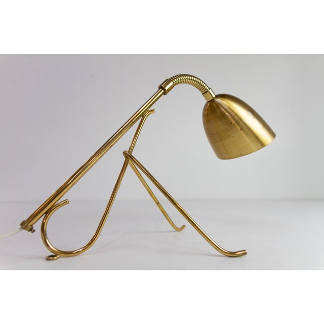 Swedish Brass Table Lamp, 1950s For Sale - Image 14 of 18