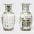Early 20th Century Chinese Famille Verte Phoenix Tail Vase With Ancient Censers, C. 1900 For Sale - Image 5 of 5