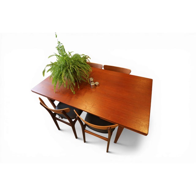 Danish Teak Dining Table with Double Extension, 1960s For Sale - Image 9 of 15