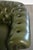 Green Chesterfield 2.5-seater Sofa in Green Cowhide Leather For Sale - Image 8 of 14