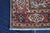 Traditional Red & Blue Geometric Floral Medallion Wool Area Rug Carpet 4 X 7' For Sale - Image 4 of 10