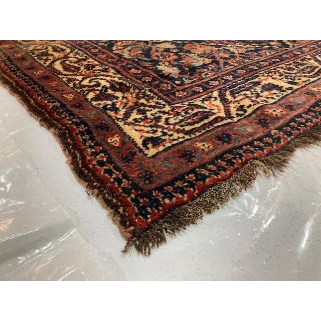 1900s Antique North East Persian Rug For Sale - Image 11 of 12