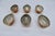 Mid 20th Century Set of 6 Vintage Tin-Lined Copper Fluted Molds With Brass Hanging Rings For Sale - Image 5 of 11