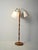 Scandinavian 3-Armed Floor Lamp in Teak and Brass, 1950s For Sale - Image 4 of 16