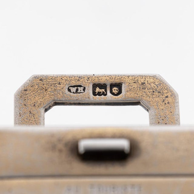 Metal Royal Silver Desk Compendium by William Hurcomb, 1904 For Sale - Image 7 of 18