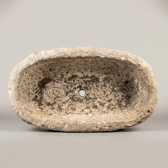 19th Century Folk Art Lava Stone Crucible For Sale - Image 6 of 8