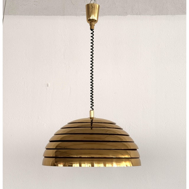 Mid-Century Modern Brass Pendant Light by Vereinigte Werkstätten from Vereinigte Werkstätten Collection, 1960s For Sale - Image 16 of 18