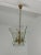 Fontana Arte Mid-Century Modern Murano Glass and Brass Pendant from Fontana Arte, 1940s For Sale - Image 4 of 11