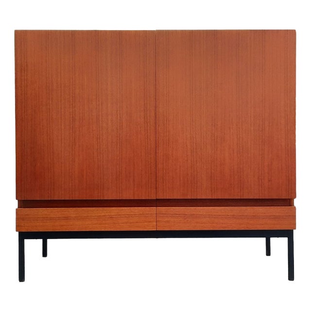 Model S21 Highboard in Teak by Dieter Wäckerlin for Behr, 1960s For Sale