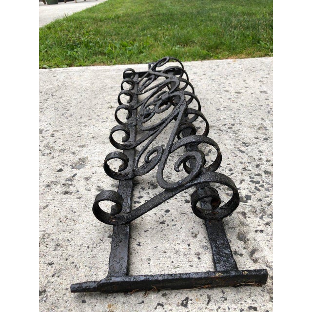 Antique Wrought Iron Wall Mount Coat Rack Chairish