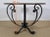 Granite & Wrought Iron Tripod Pedestal Table, 1970s For Sale - Image 14 of 18