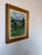 Beautiful vintage impressionist landscape oil painting depicting a picturesque red farmstead nestled among lush green...