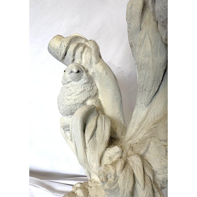 Vintage Mid Century Modern Coastal Tropical Bird Lamp For Sale - Image 17 of 18