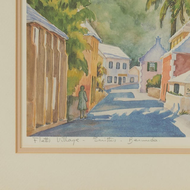 Vintage Lithograph of Bermuda by Mary Powell For Sale - Image 9 of 13