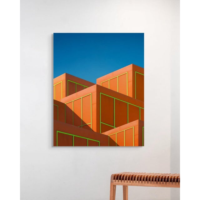 Exclusively available in the U.S. through ART AT HOME, Neon Boxes II by Marc Fischer presents a vivid architectural...