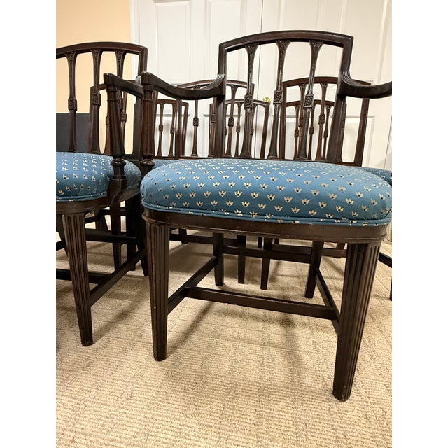 Late 18th Century Set of 8 18th Century English Dining Chairs For Sale - Image 5 of 18