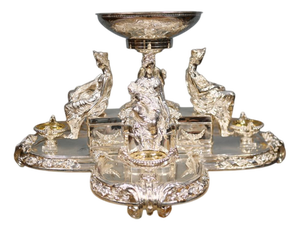 English Silver Plate Centrepiece, 1930