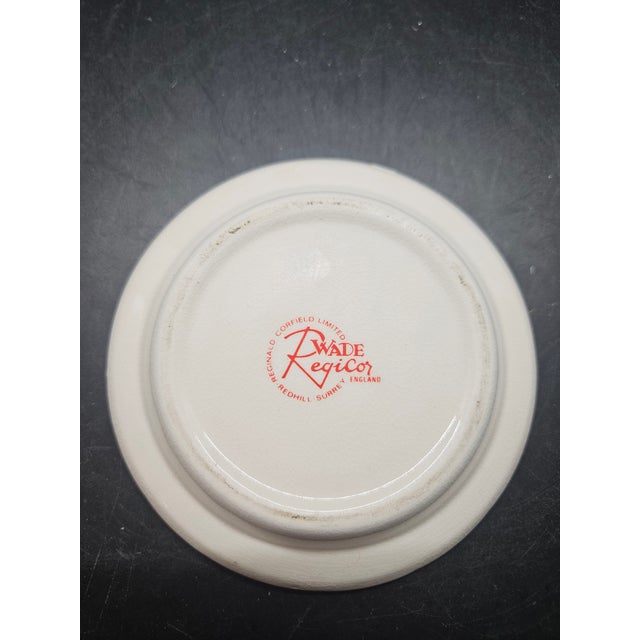 English Vintage Porcelain Ashtray Made by Wade England for Ind Coope Hotels For Sale - Image 3 of 3