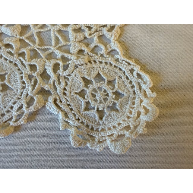 Textile Vintage Doilies, Set of 4 For Sale - Image 7 of 14