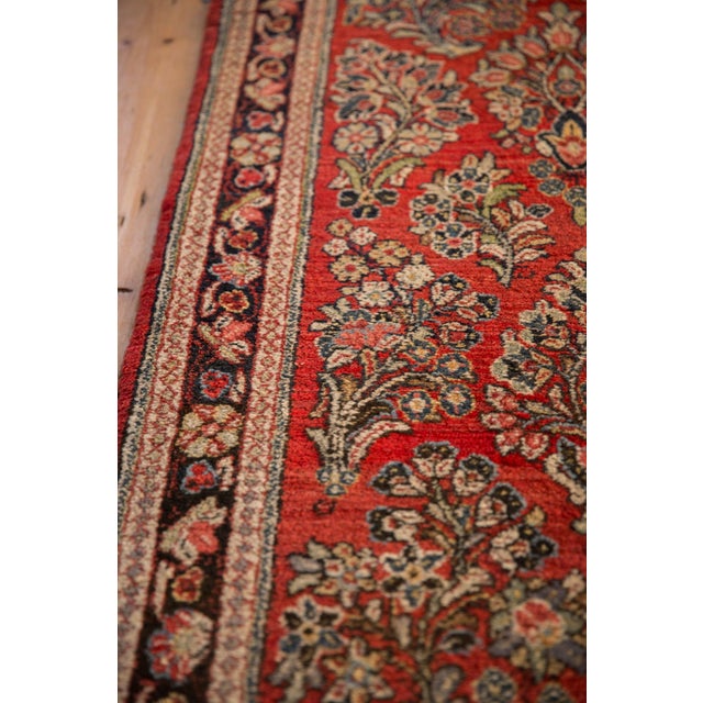 Textile Vintage Sarouk Rug Runner - 2'9" x 12'1" For Sale - Image 7 of 9