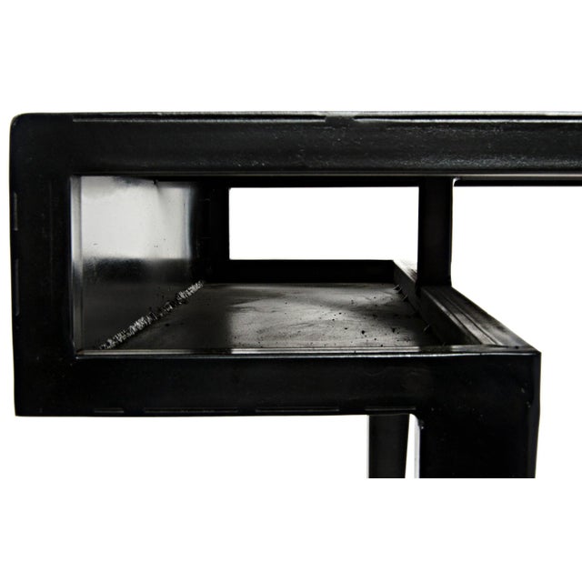 Stiletto Desk, Black Metal For Sale In Los Angeles - Image 6 of 6
