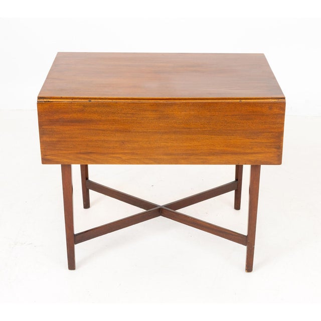 English George III Style Mahogany Pembroke Table For Sale - Image 3 of 10