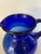 Mexican Large Late 20th Century Hand Blown Cobalt Pitcher For Sale - Image 3 of 4