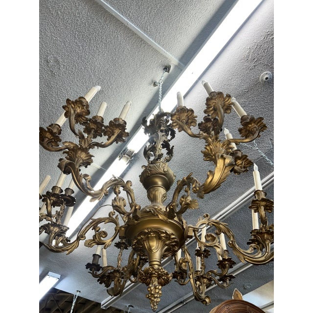 1920s Spanish Mediterranean Chandelier Rupert Murdoch Estate For Sale - Image 12 of 13
