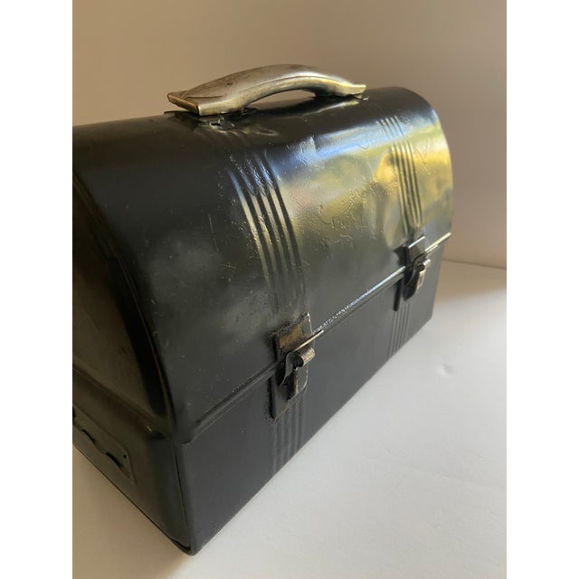 Antique 1950’s Workman’s Metal Lunch Box Chairish