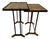 Brass & Iridescent Pair of Vintage Nesting Tables For Sale