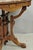 Antique Eastlake Victorian Carved Walnut Marble Top Parlor Lamp Side Table For Sale - Image 11 of 14