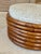 Vintage Restored Stacked Bent Rattan Ottoman or Footstool Manner of Paul Frankl For Sale In Naples, FL - Image 6 of 12