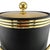 Mid-Century Modern Vintage Black & Gold Ice Bucket – Mid-Century Modern Barware For Sale - Image 3 of 10