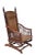 Wood Victorian Stick and Ball Twist Frame Platform Rocking Chair For Sale - Image 7 of 12