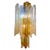 Glass Murano Wall Light with Chrome Structure from Fratelli Toso, Italy, 1970 For Sale - Image 11 of 11