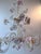 Green Italian Venetian Glass Flower Chandelier For Sale - Image 8 of 8