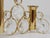 Gold Brass and Crystal Candleholder by Palwa Gaetano, 1970s For Sale - Image 8 of 12