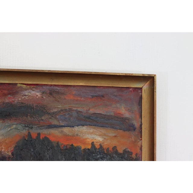 K. Ragnar, Sunset, 1950s, Oil on Panel, Framed For Sale - Image 12 of 18