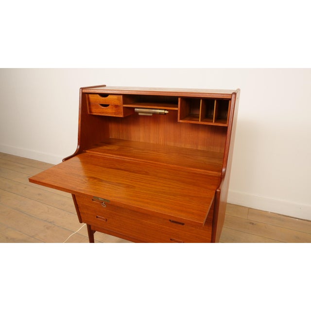 Vintage Teak Secretaire by Arne Wahl Iversen For Sale - Image 17 of 18