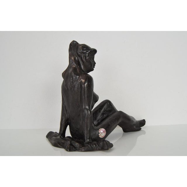 Mid-Century Sculpture attributed to Bohumil Kokrda for Jihokera, 1960s For Sale - Image 4 of 14