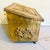 19th-Century Style English Repoussé Brass Fireside Coal & Kindling Box on Casters For Sale - Image 4 of 12