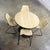 Mid-20th Century Mid-Century Modern Set 4 Krueger Chairs & Tulip Style Base Game or Dining Table For Sale - Image 4 of 12