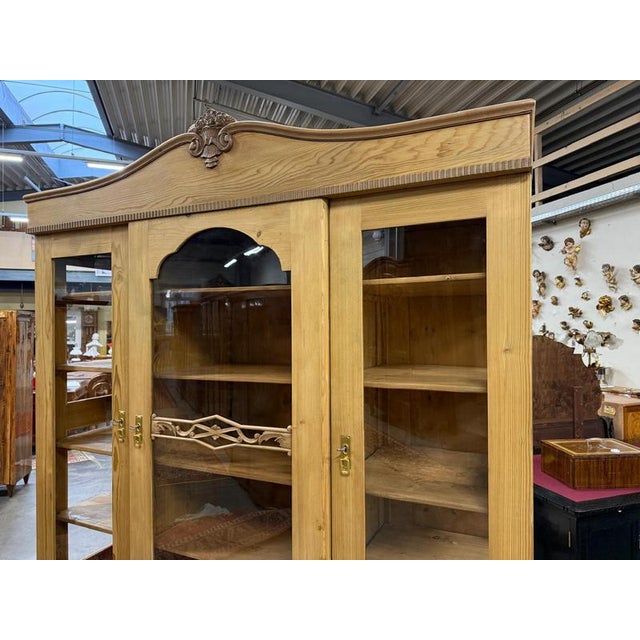 Brown Antique Library Display Case, 1880s For Sale - Image 8 of 18